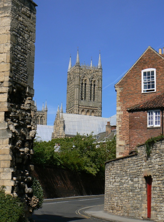Lincoln Cathedral from Pottergate
