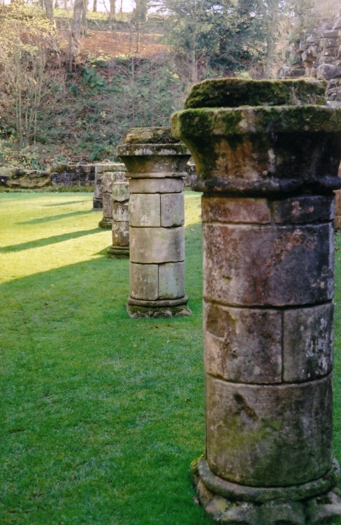 Ruins at Fountains Abbey, Ripon, North Yorkshire