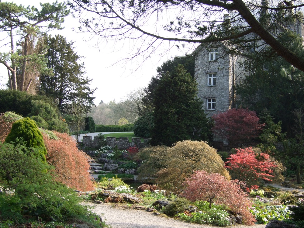 The gardens at Sizergh Castle, Kendal, Cumbria photo by Phil Jobson