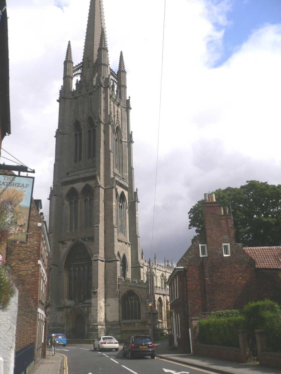 Approach to St James' Church, Louth, Lincolnshire