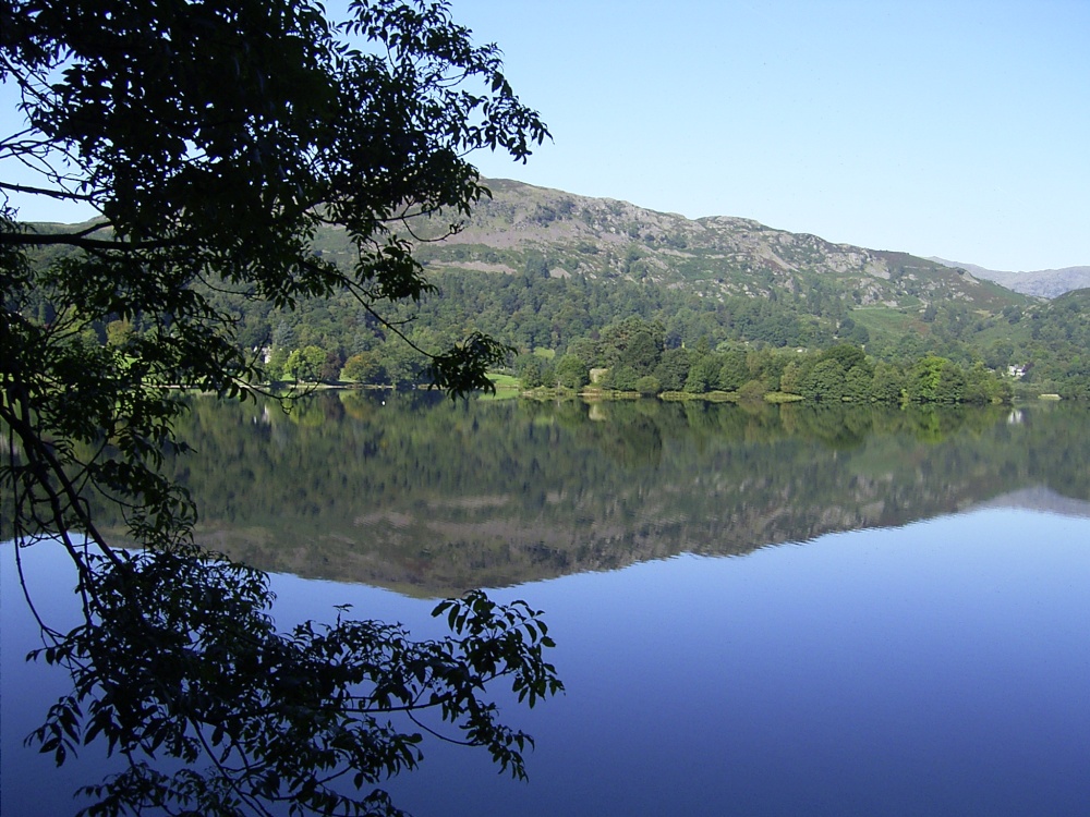September morning reflections on Grasmere, Cumbria