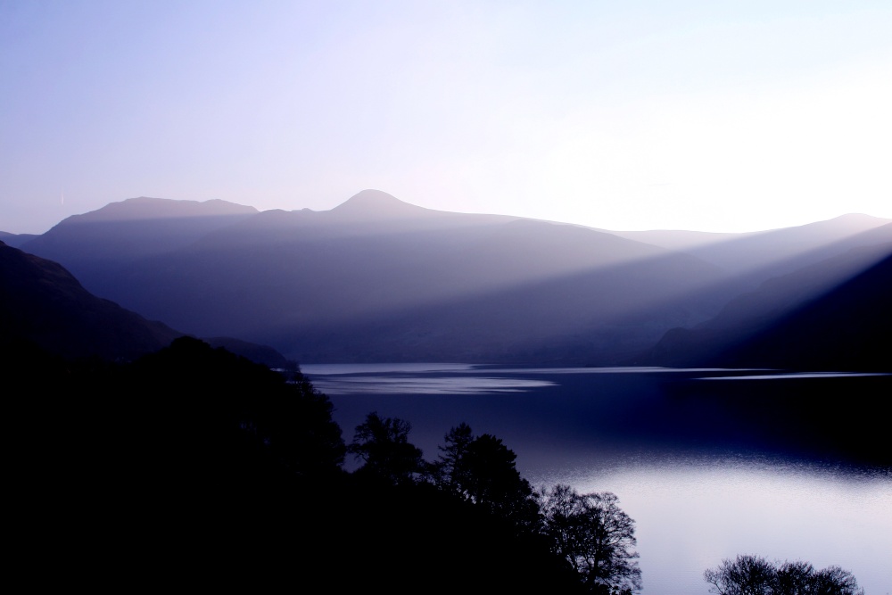 Tranquil Crummock Water, Cumbria photo by D M Walker