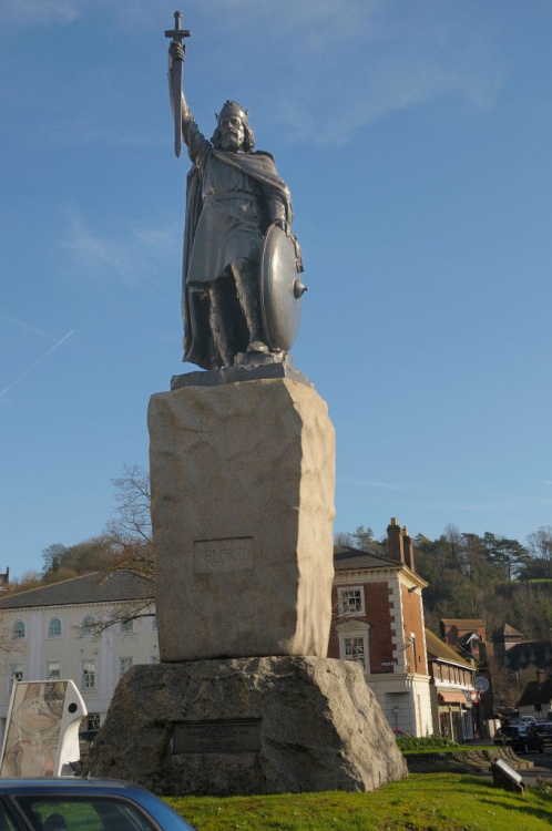 Statue of King Alfred - Winchester, Hampshire