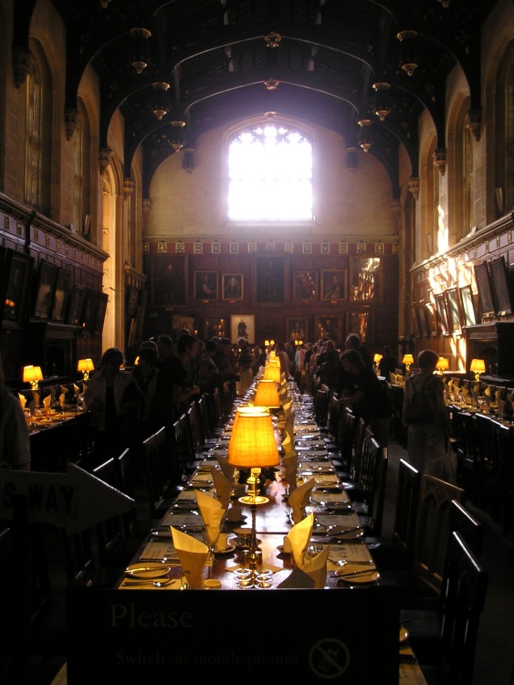 Dining Hall from Harry Potter, Christchurch college, Oxford, Oxfordshire