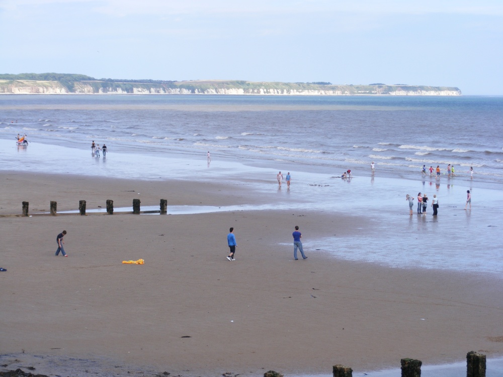 View over the beach, Bridlington, East Riding of Yorkshire