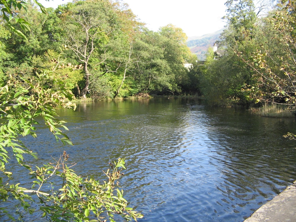 October, on the Brathay River, nr. Ambleside,Cumbria.