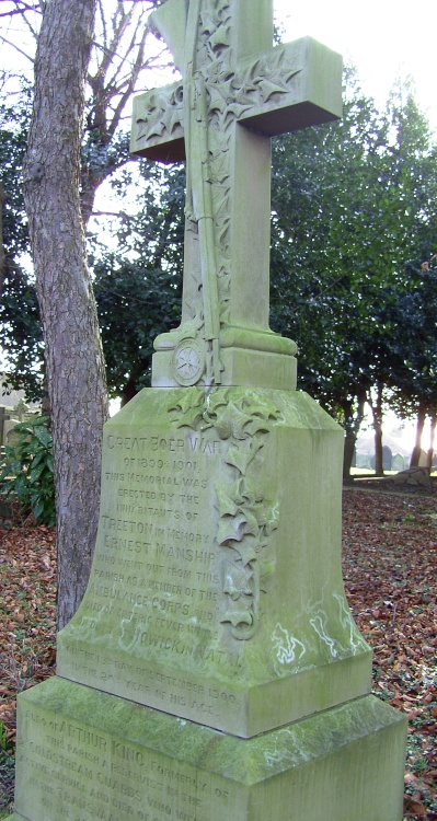 Boer War Memorial, Treeton, South Yorkshire