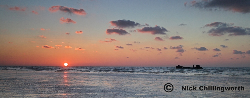 Sunrise at Camber, East Sussex