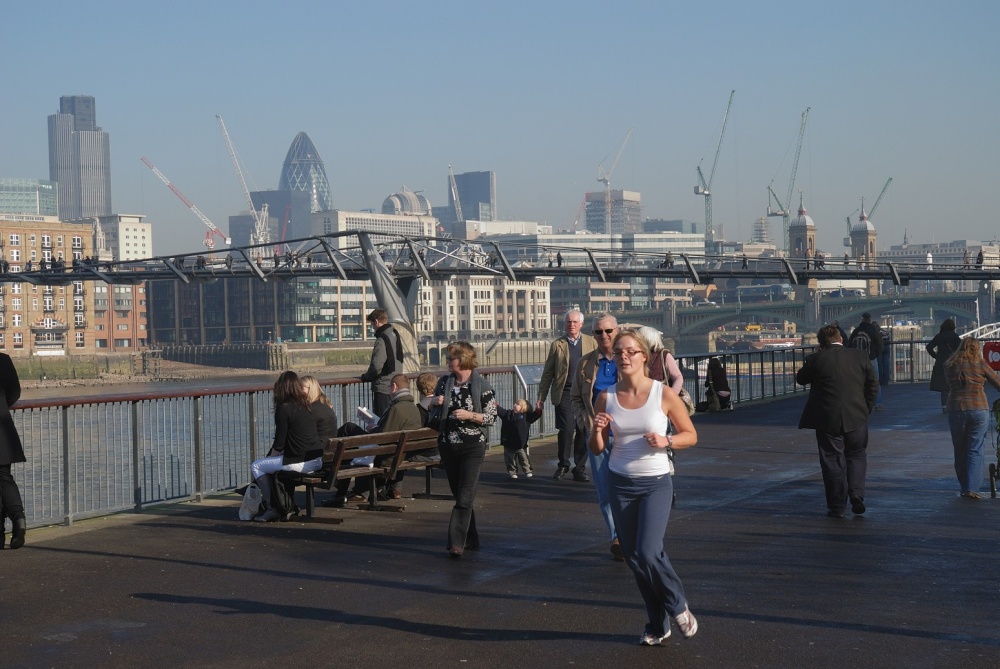 Picture of the Thames, Canon Street Station & London Financial Centre