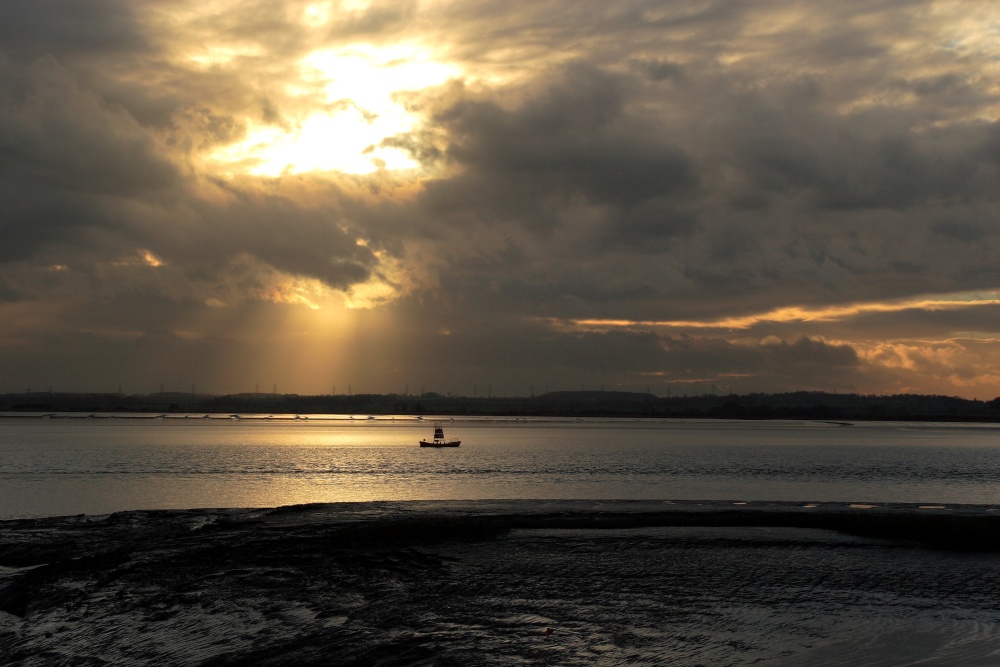 River Humber Sunset At Brough