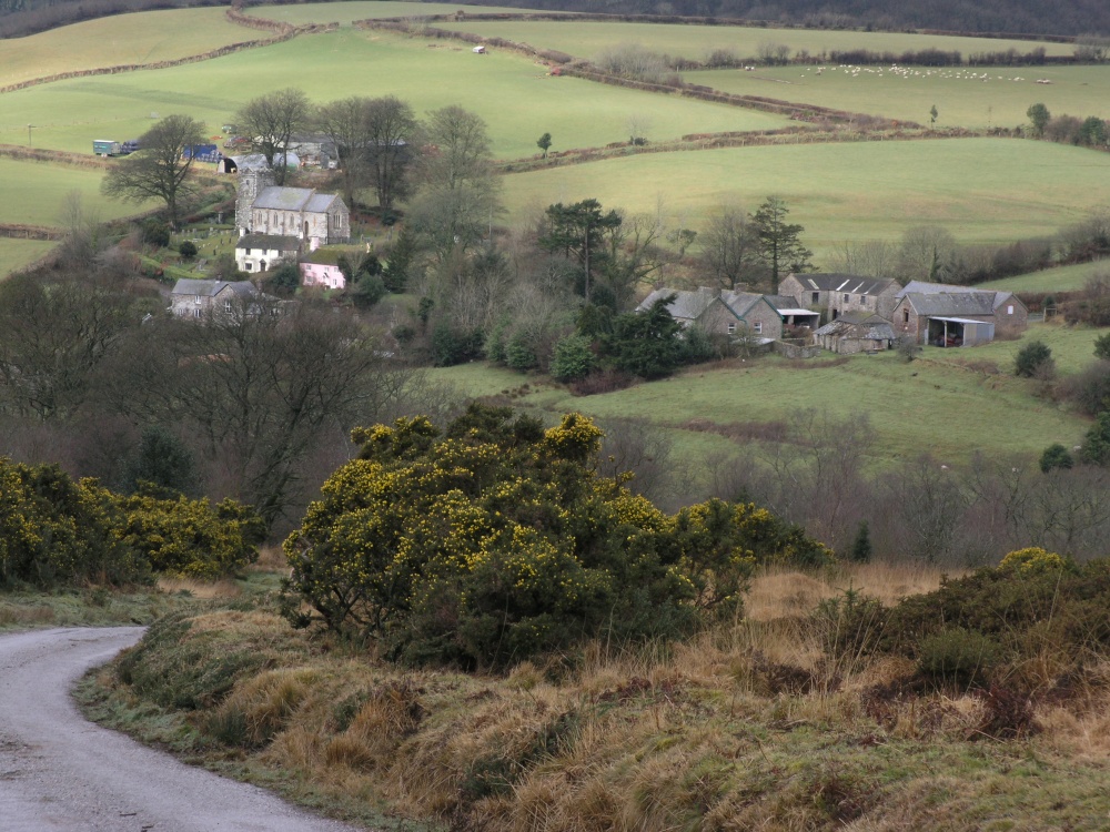 Photograph of Twitchen from Cussacombe Common, Devon