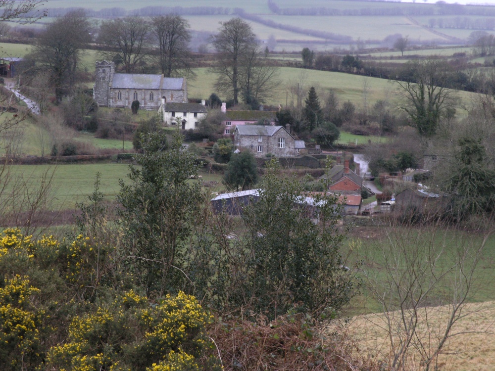 Photograph of Twitchen from Cussacombe, Devon