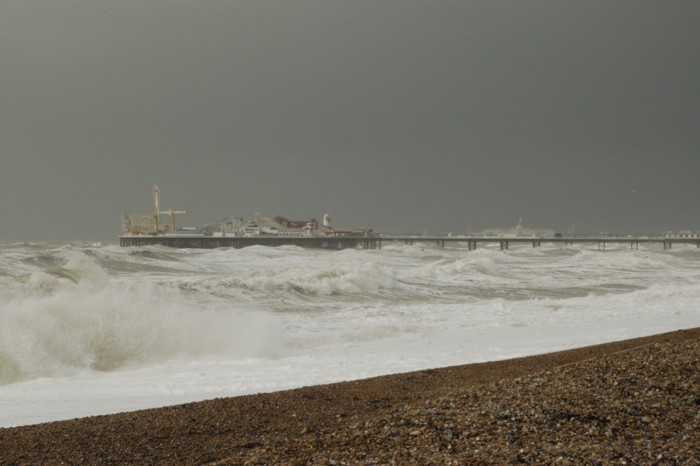 The test, Brighton Pier, East Sussex
