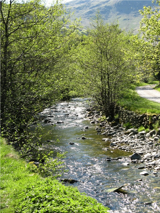 River at Glenridding, Ullswater, Cumbria.