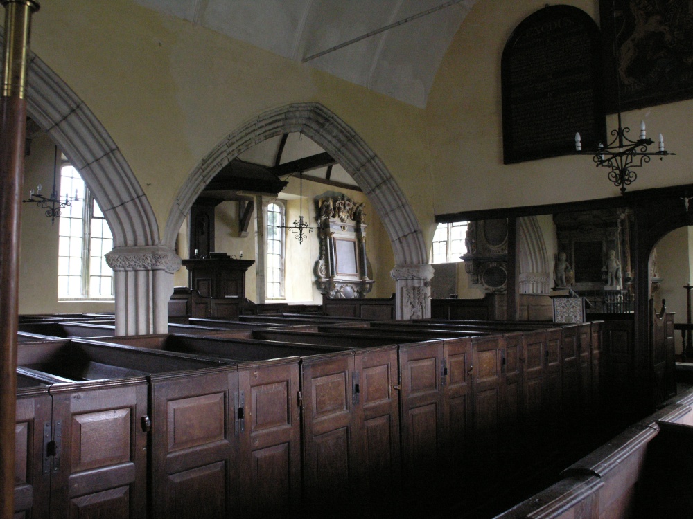 Molland church interior