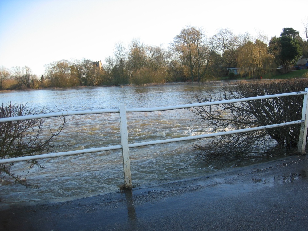Photograph of Flooded fields, Castle Eaton, Wiltshire