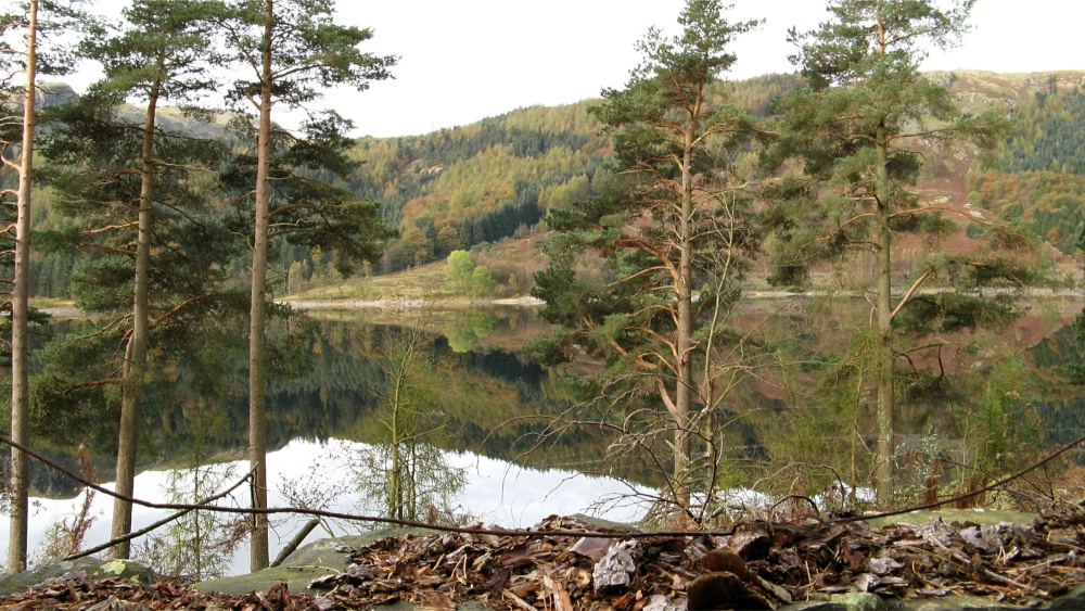 Autumn on Thirlmere, Cumbria.