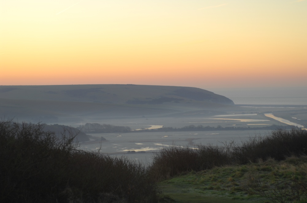 Cuckmere Valley from high and over