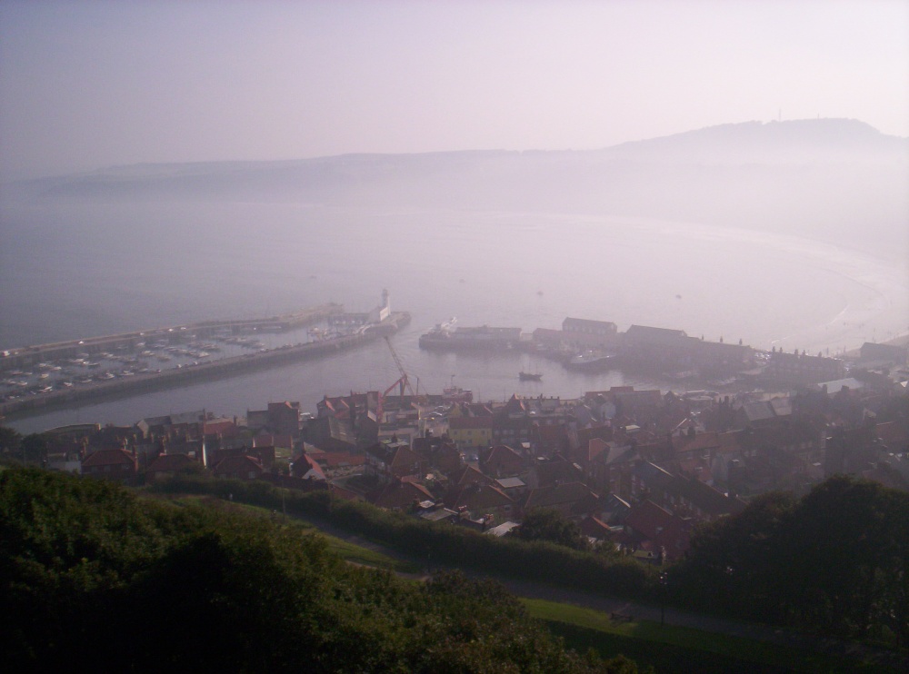 View from scarborough castle