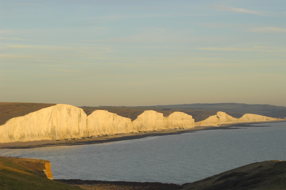Seven Sisters sunset, Cuckmere Haven, East Sussex