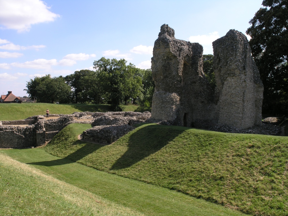 The Keep and castle mound, Ludgershall Castle, Wiltshire photo by Jim Harrop-williams