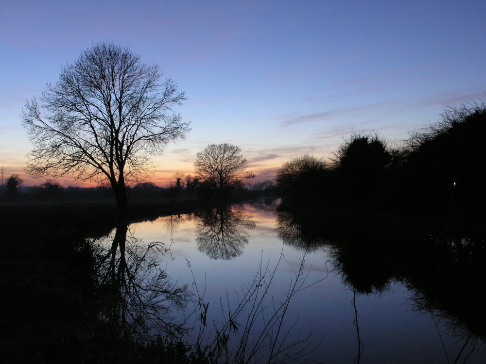 Night on the Avon & Kennet, Newbury, Berkshire