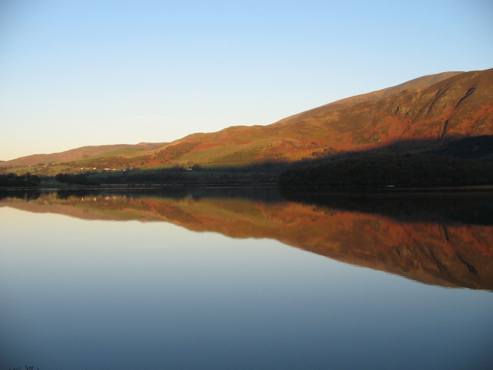 Bassenthwaite Autumn Sunset.