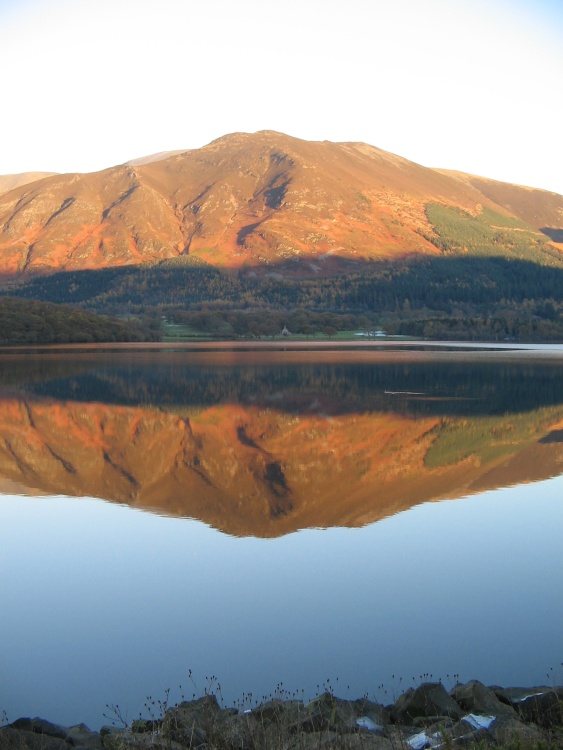 Bassenthwaite Autumn Sunset.