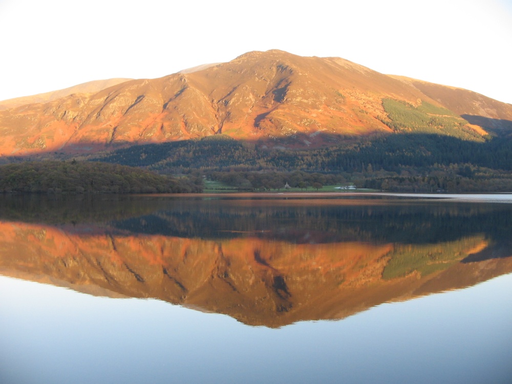 Bassenthwaite Autumn Sunset.