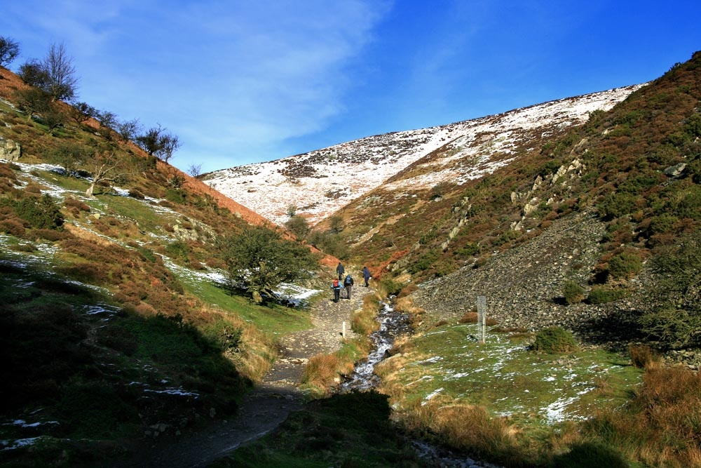 Photograph of Walkers in Cardingmill Valley, Church Stretton, Shropshire