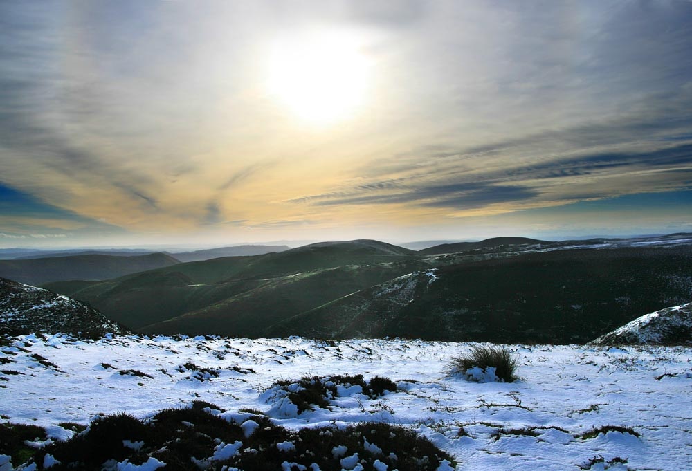 Snow on the Long Mynd, Church Stretton, Shropshire photo by John Godley