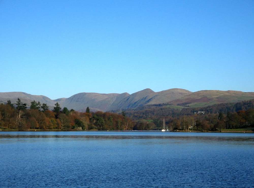 Northern Fells from Windermere.