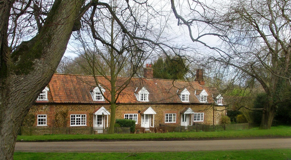 Photograph of Village Houses, Castle Rising, Norfolk