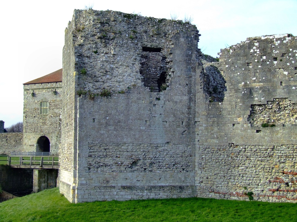 Portchester castle, near Portsmouth