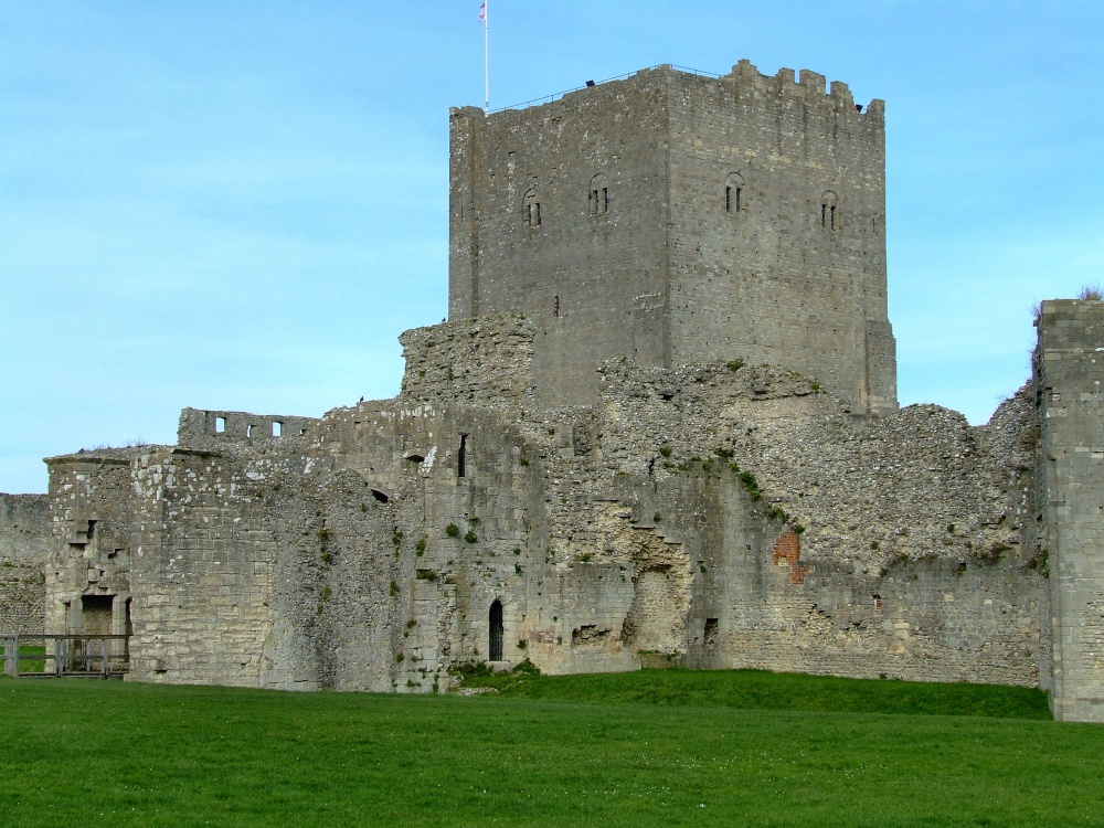 Portchester castle, near Portsmouth