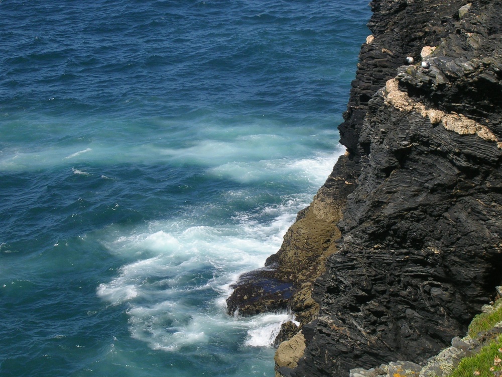 Photograph of Cliffs and sea