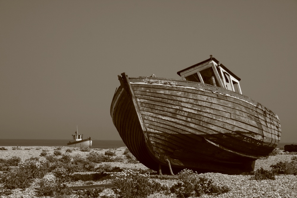 Abandoned fishing industry Dungeness