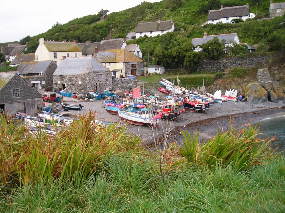 Photograph of Cadgwith Cove, Cornwall.