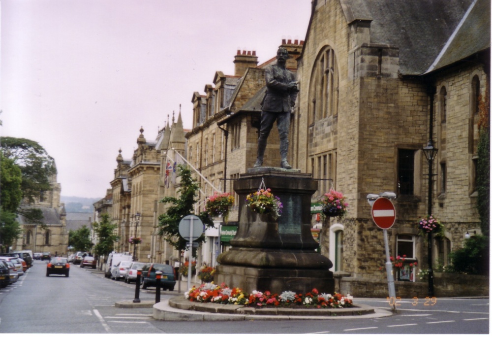 Benson's monument on Beaumont Street in Hexham