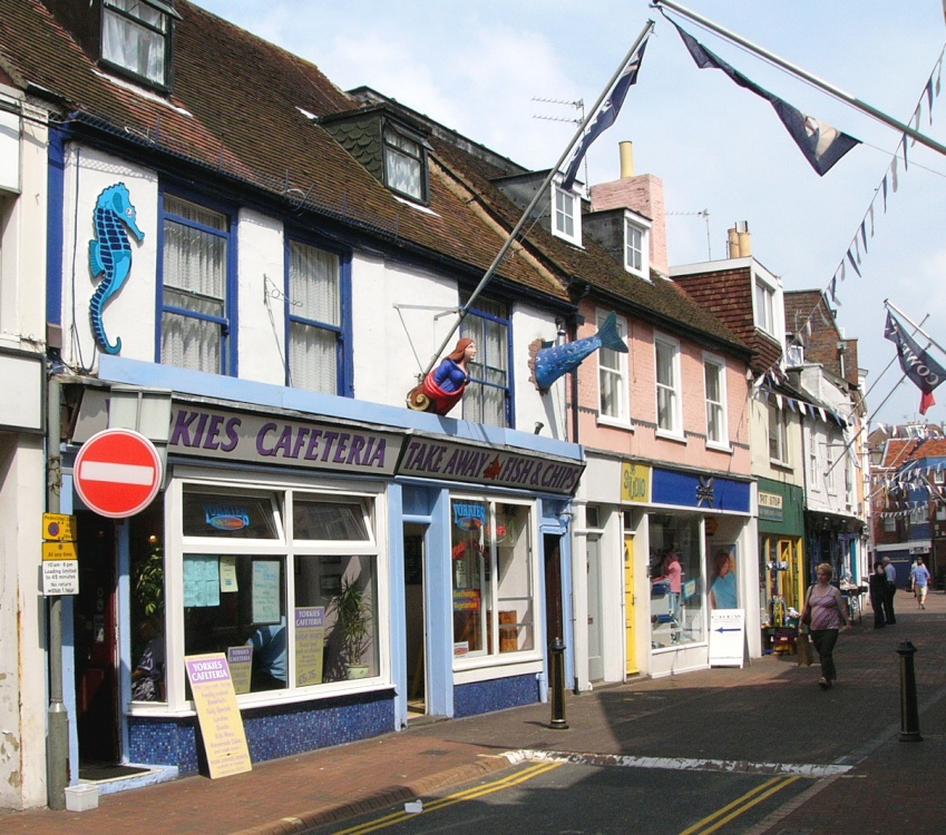 Local shops at Cowes, Isle of Wight