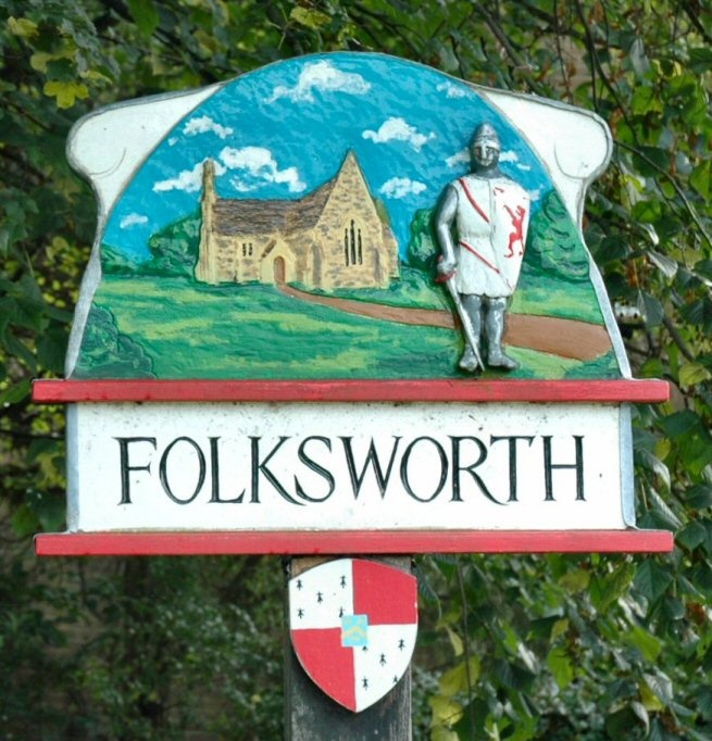 Folksworth Village Sign, Cambridgeshire