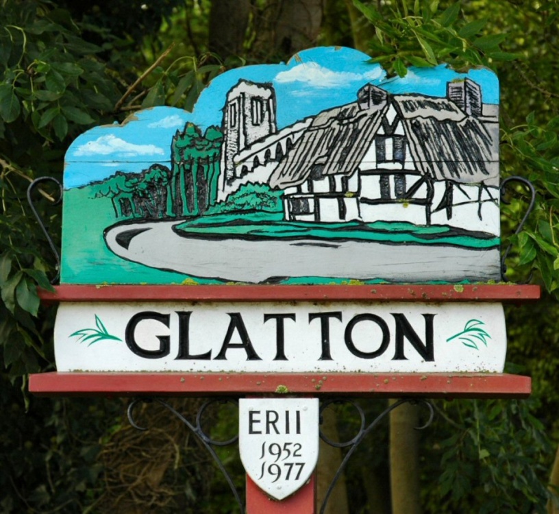 Photograph of Glatton Village Sign, Cambridgeshire