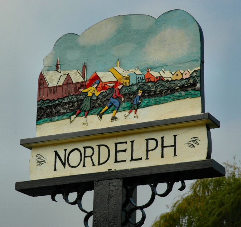 Nordelph Village Sign, Norfolk