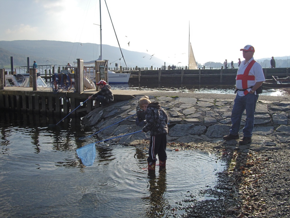 Fishing at Coniston Lake