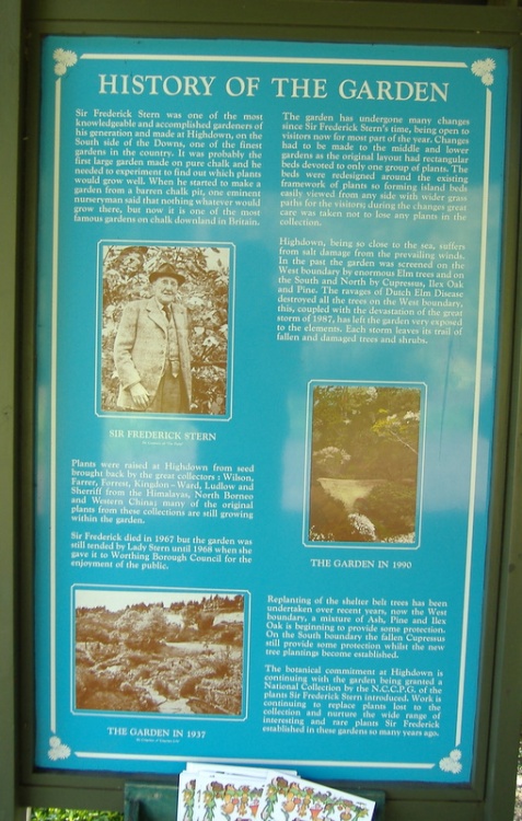 History of Highdown Gardens