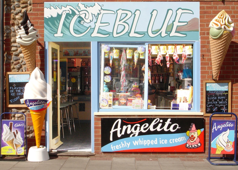 Ice Blue Ice Cream Shop, Sheringham