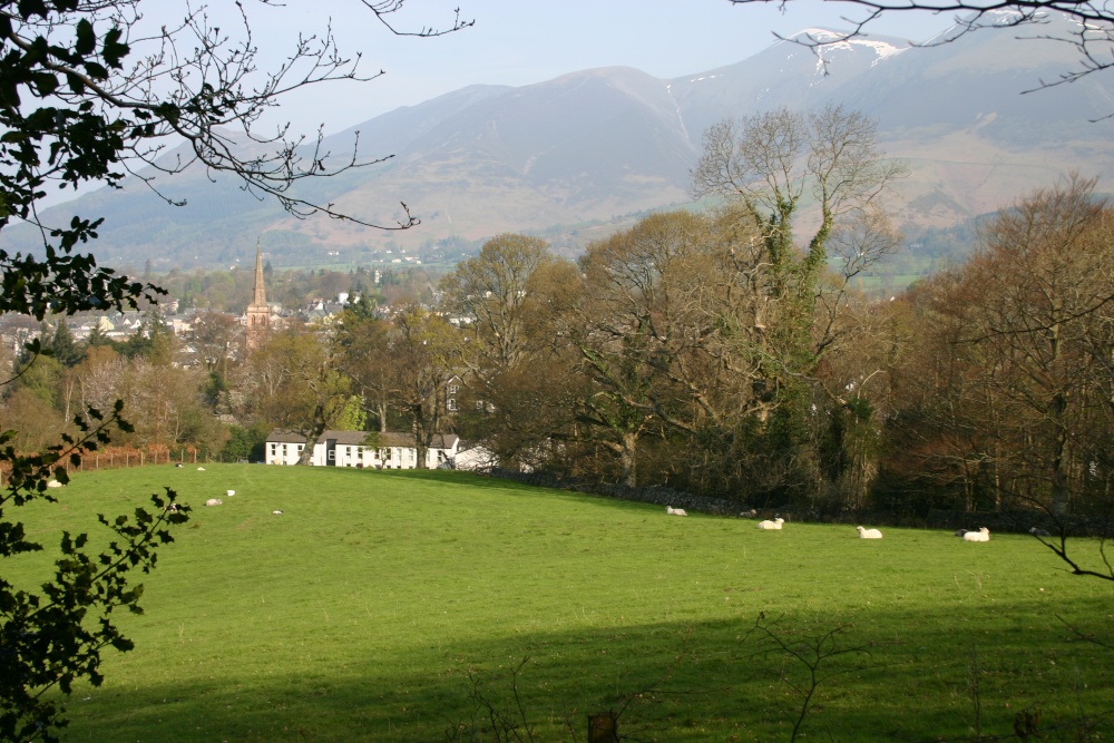Keswick from the lower slopes of Castlehead