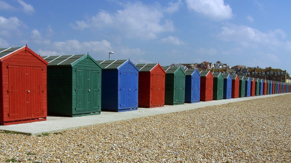 Photograph of Beach Huts at St Leonards, East Sussex