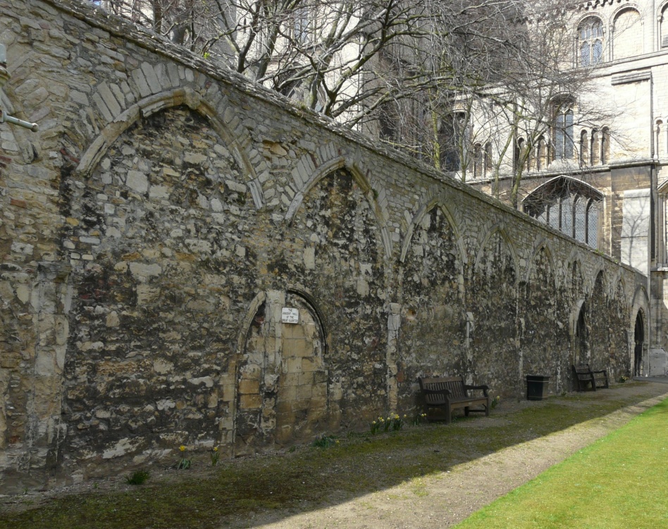 The Ancient Wall of The Great Cloister  c1100