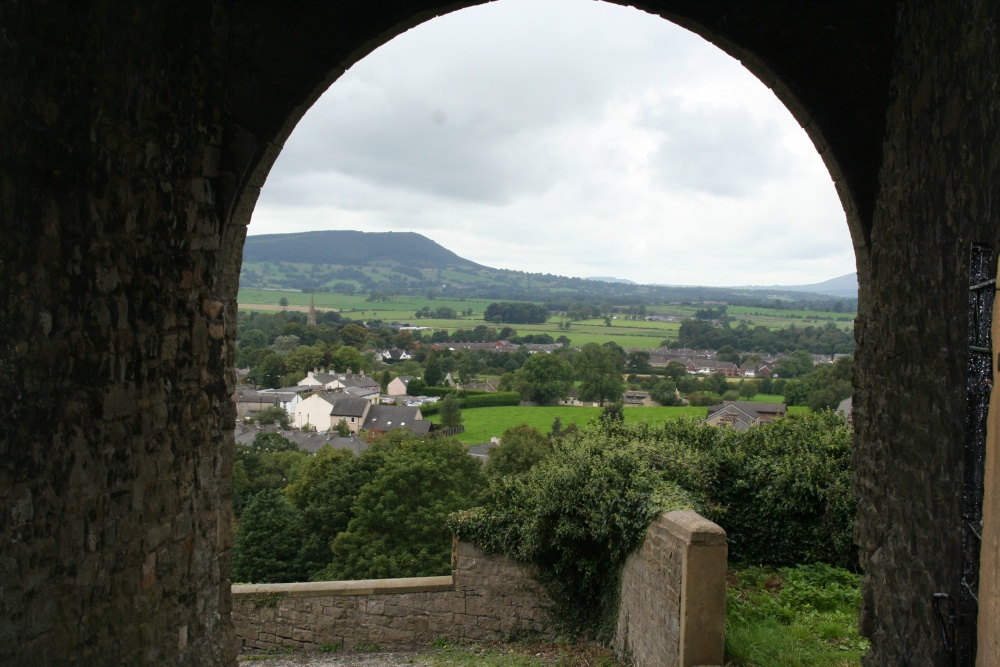 View from Clitheroe Castle, Lancashire.
